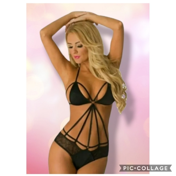 MEDIUM Velvet Kitten sexy teddy - Picture 8 of 13